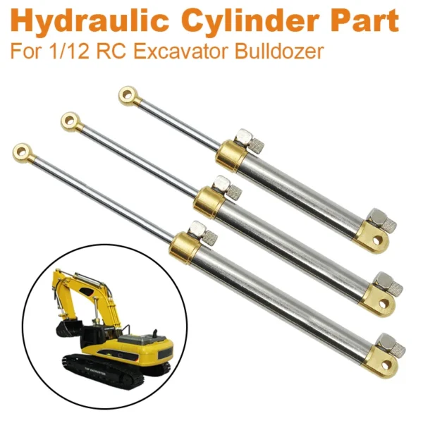 RC Hydraulic Cylinder Excavator Bulldozer Parts